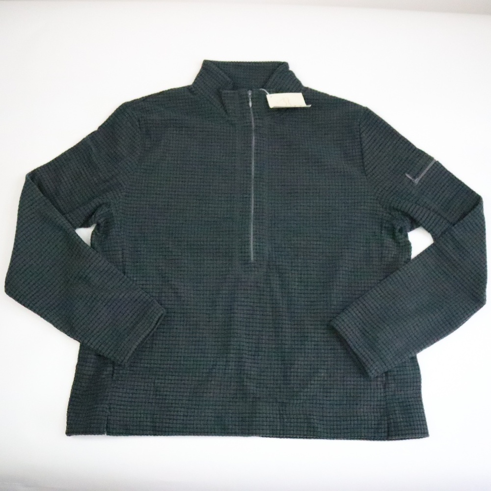 E P PRO Charcoal Grey Half Zip Pullover - M-O031